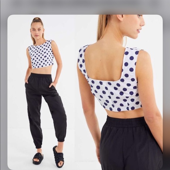 Urban Outfitters Polka Dot Crop Top NWOT - Picture 8 of 8